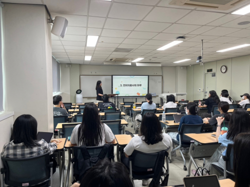 정지은 언어재활사, 조선대 언어치료학과 1학년 대상 '언어재활사의 역할과 비전' 특강